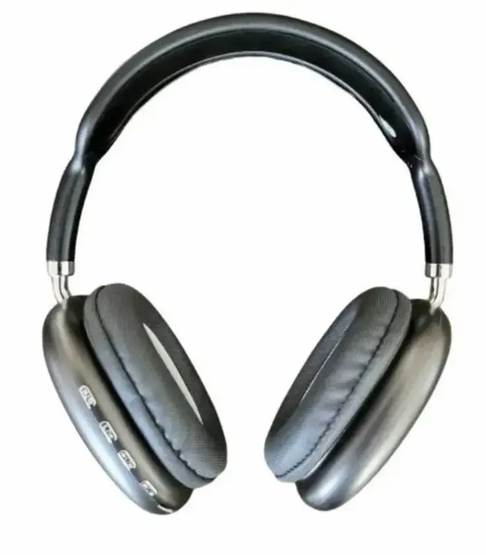 Auriculares Inalámbricos Diadema con Micrófono P9 Negro Auriculares Inalámbricos Diadema con Micrófono P9 Negro - Imagen 1